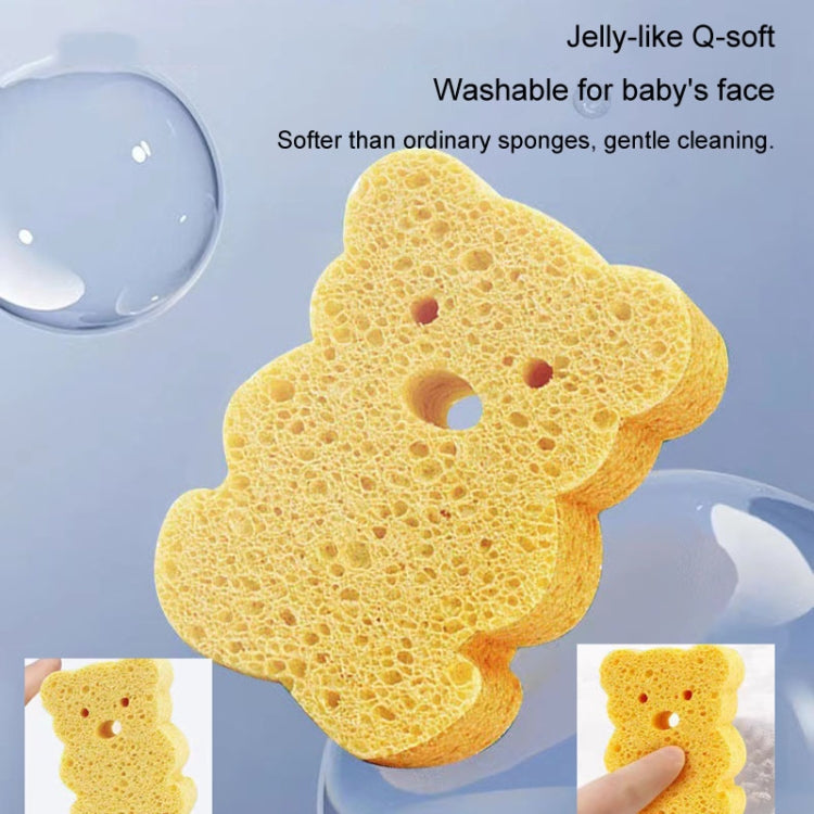 Baby Bathing Wood Pulp Sponge Cute Cartoon Soft Bath Sponge Bath Scrubber, Model: Little Star - Bath Brushes & Sponges by PMc TechLife | Online Shopping South Africa | PMc TechLife | Buy Now Pay Later Mobicred