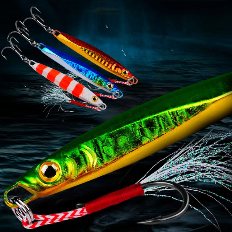 PROBEROS LF128 Long Casting Lure Iron Plate Lead Fish Freshwater Sea Fishing Warp Bass Metal Sequins Baits, Size: 15g(Color E) - Fishing Lures by PROBEROS | Online Shopping South Africa | PMC TechLife | Buy Now Pay Later Mobicred