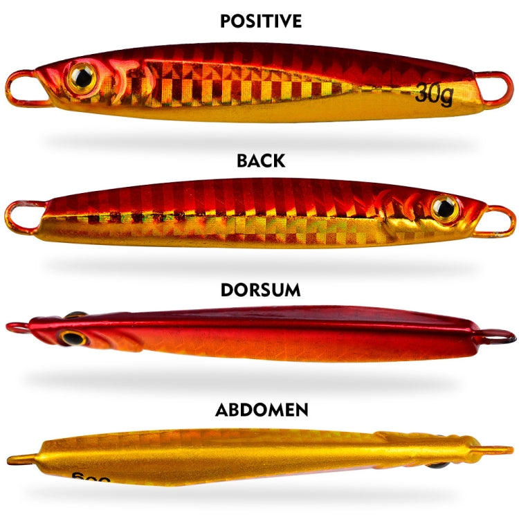 PROBEROS LF128 Long Casting Lure Iron Plate Lead Fish Freshwater Sea Fishing Warp Bass Metal Sequins Baits, Size: 15g(Color E) - Fishing Lures by PROBEROS | Online Shopping South Africa | PMC TechLife | Buy Now Pay Later Mobicred
