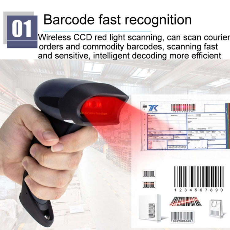 NETUM One-Dimensional Self-Sensing Code Sweeper Handheld Mobile Red Light Scanning Machine, Model: Wireless With Bracket - free shipping - PMC TechLife - Order now!