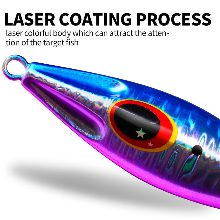 PROBEROS LF124 Deep Sea Iron Plate Lead Fish Fishing Lure Slow Sinking Rocking Luminous Boat Fishing Bait, Size: 100g(Color C) - Fishing Lures by PROBEROS | Online Shopping South Africa | PMC TechLife | Buy Now Pay Later Mobicred