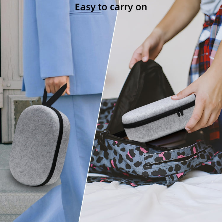 JYS-APP001 For Apple Vision Pro Headset Storage Bag VR Glasses Anti-Scrape Portable Bag, Color: Gray Linen - VR Accessories by JYS | Online Shopping South Africa | PMC TechLife | Buy Now Pay Later Mobicred