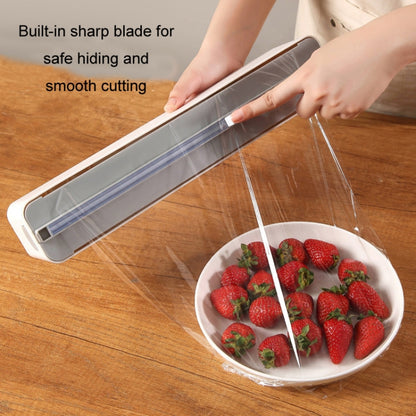 Wall-mounted Magnetic Cling Film Kitchen Paper Storage Cutter(Single Cutter) - Cutter & Peeler by PMC Jewellery | Online Shopping South Africa | PMC Jewellery