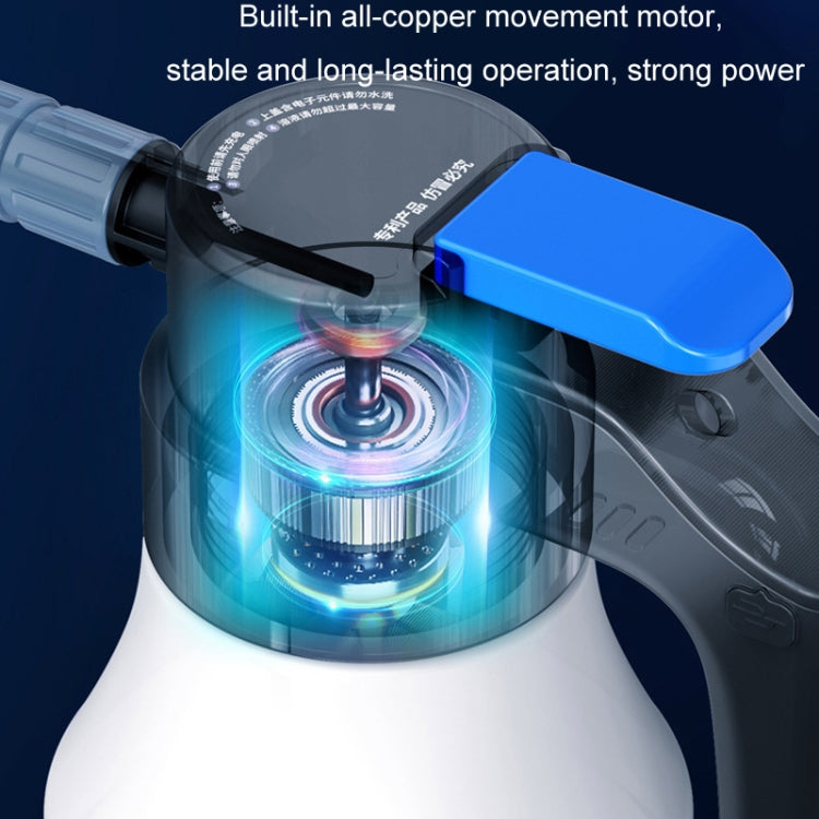 Wireless Electric Foam Watering Can Car Wash High Pressure PA Gardening Tools(1.5L) - Car washing supplies by PMC TechLife | Online Shopping South Africa | PMC TechLife | Buy Now Pay Later Mobicred