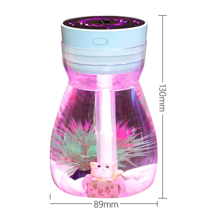 FH-068 Mini USB Car Home Colorful Light Bottle Micro Landscape Humidifier(Pink) - free shipping - PMC TechLife - Order now!