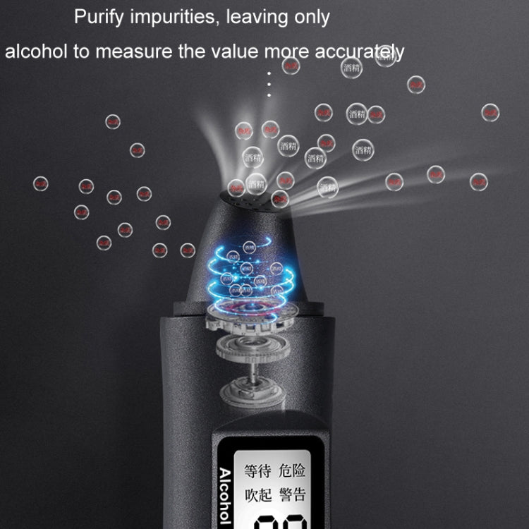 Car-Mounted Portable Air-Inhalation Alcohol Tester(English Screen Display) - Breath Alcohol Tester by PMC Jewellery | Online Shopping South Africa | PMC Jewellery