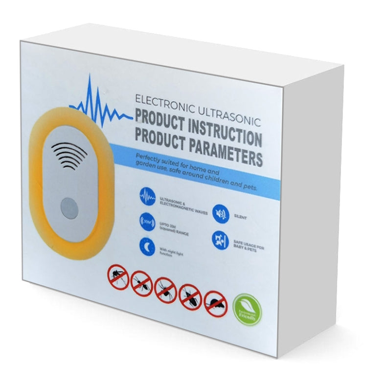 Adjustable Night Light Ultrasonic Mosquito Repeller Mini Home Electronic Mouse Repeller, Spec: UK Plug(White) - free shipping - PMC TechLife - Order now!