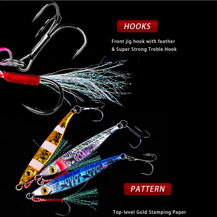 PROBEROS LF126 Long Casting Lead Fish Bait Freshwater Sea Fishing Fish Lures Sequins, Weight: 10g(Color E) - Fishing Lures by PROBEROS | Online Shopping South Africa | PMC TechLife | Buy Now Pay Later Mobicred