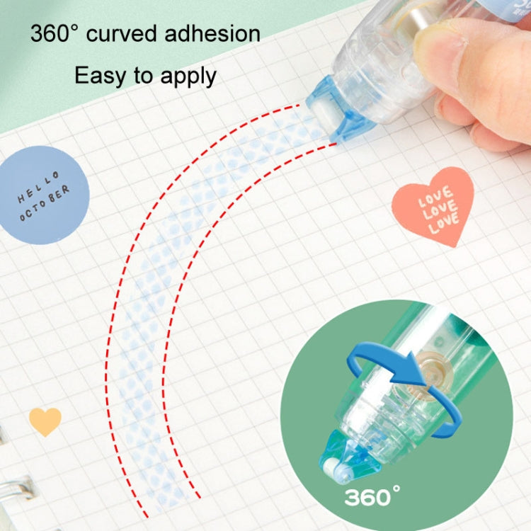 Push-Dry Quick Glue Stick Correction Tape Double Sided Adhesive For Handmade Handbook(White) - Tape & Solid glue by PMc TechLife | Online Shopping South Africa | PMc TechLife | Buy Now Pay Later Mobicred