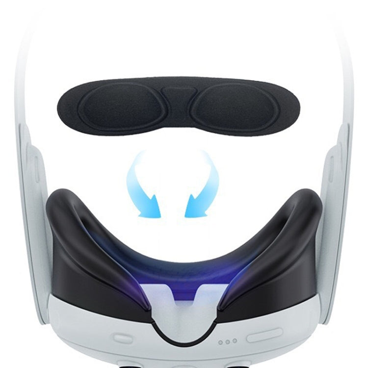 For Meta Quest 3 PC Protective Shell, Style: Single Shell (Ordinary Transparent Blue) - VR Accessories by PMC TechLife | Online Shopping South Africa | PMC TechLife | Buy Now Pay Later Mobicred