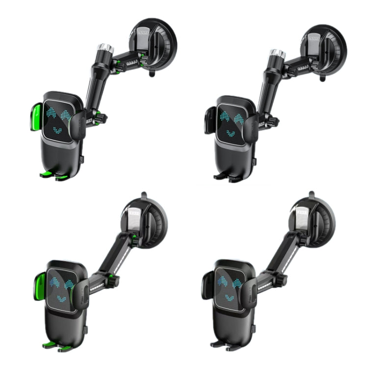 Car Windscreen Dashboard Suction Cup Phone Holder, Color: Extended Black - free shipping - PMC TechLife - Order now!