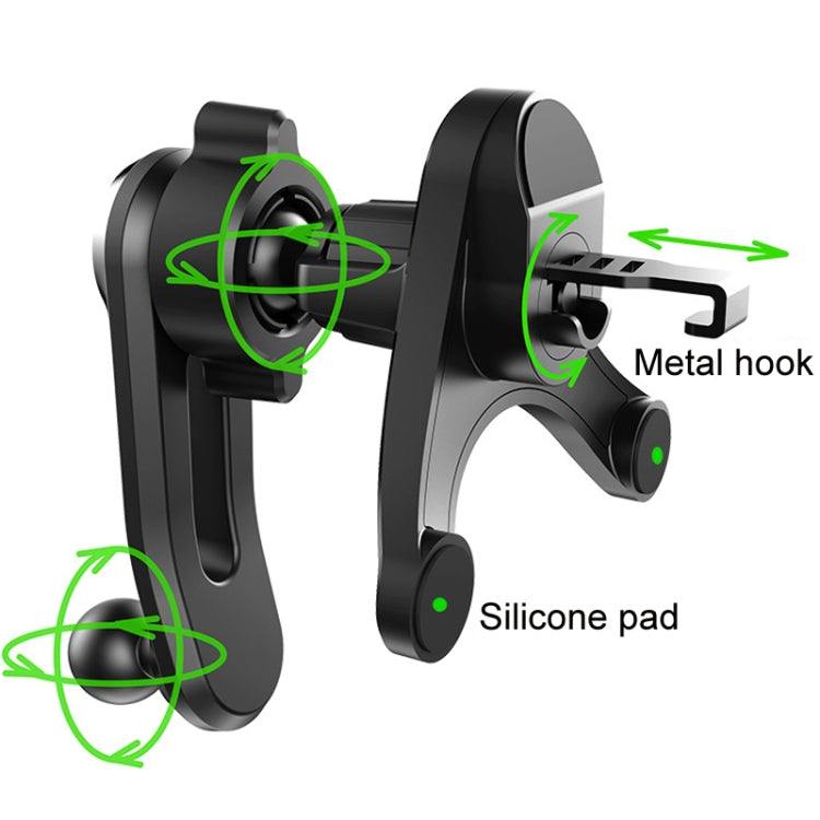 Car Air-conditioning Vent Y-shaped Base Mobile Phone Holder, Color: Ninth Generatio Green - Car Holders by PMC TechLife | Online Shopping South Africa | PMC TechLife | Buy Now Pay Later Mobicred