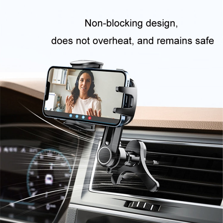 Car Air-conditioning Vent Y-shaped Base Mobile Phone Holder, Color: Tenth Generation Green - Car Holders by PMC TechLife | Online Shopping South Africa | PMC TechLife | Buy Now Pay Later Mobicred