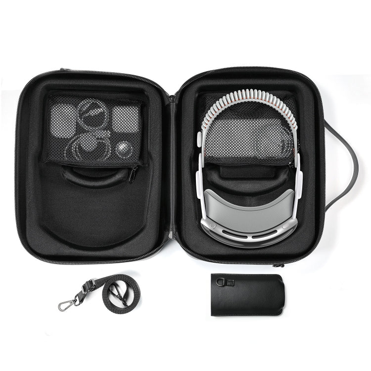 For Apple Vision Pro Headset Multifunctional Storage Bag Carrying Case(Black) - VR Accessories by PMC Jewellery | Online Shopping South Africa | PMC Jewellery | Buy Now Pay Later Mobicred