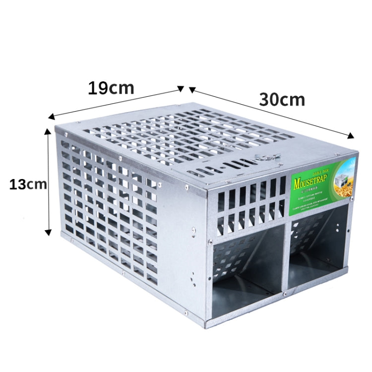 Double Door Large Home Indoor Automatic Mouse Trap Cage Catch Mouse Trap - Traps by PMC Jewellery | Online Shopping South Africa | PMC Jewellery | Buy Now Pay Later Mobicred