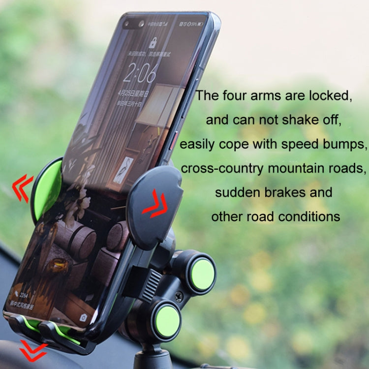 Car Dashboard Chuck Navigation Bracket Parking Number Plate(Black) - Car Holders by PMC TechLife | Online Shopping South Africa | PMC TechLife | Buy Now Pay Later Mobicred