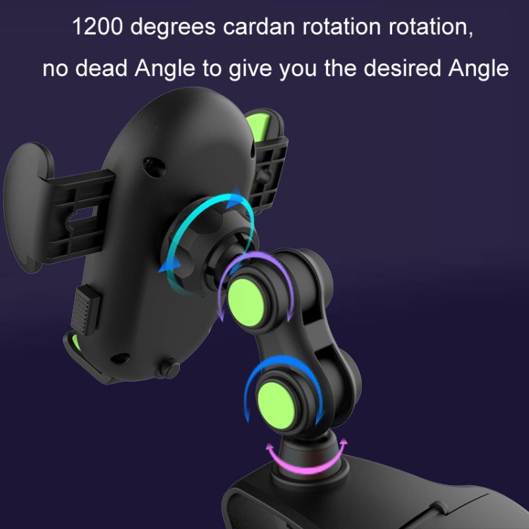 Car Dashboard Chuck Navigation Bracket Parking Number Plate(Black) - Car Holders by PMC TechLife | Online Shopping South Africa | PMC TechLife | Buy Now Pay Later Mobicred