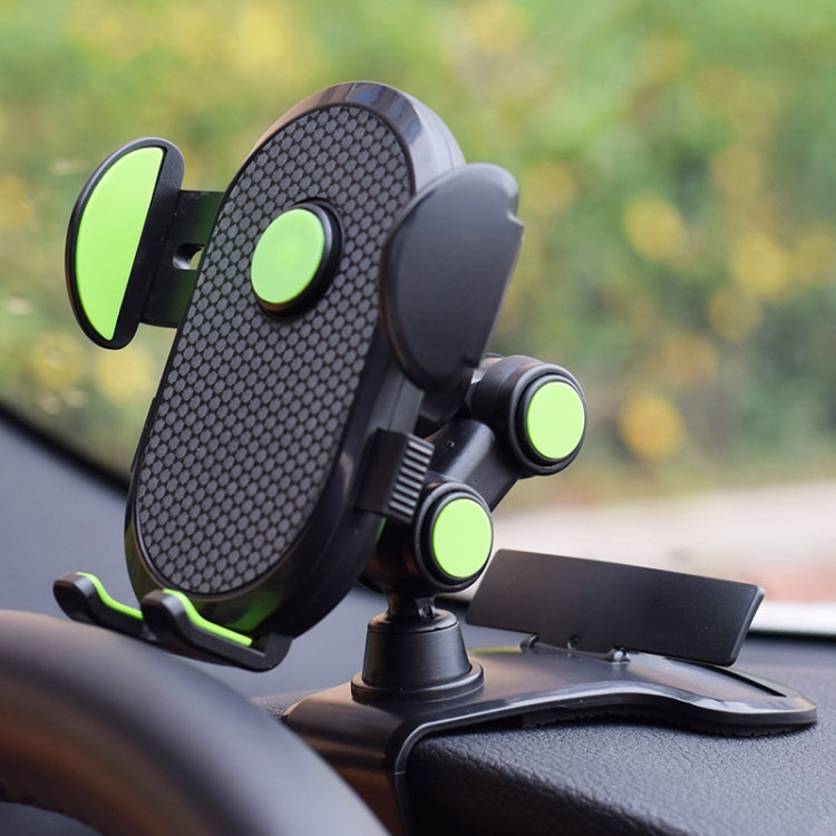 Car Dashboard Chuck Navigation Bracket Parking Number Plate(Green) - Car Holders by PMC TechLife | Online Shopping South Africa | PMC TechLife | Buy Now Pay Later Mobicred