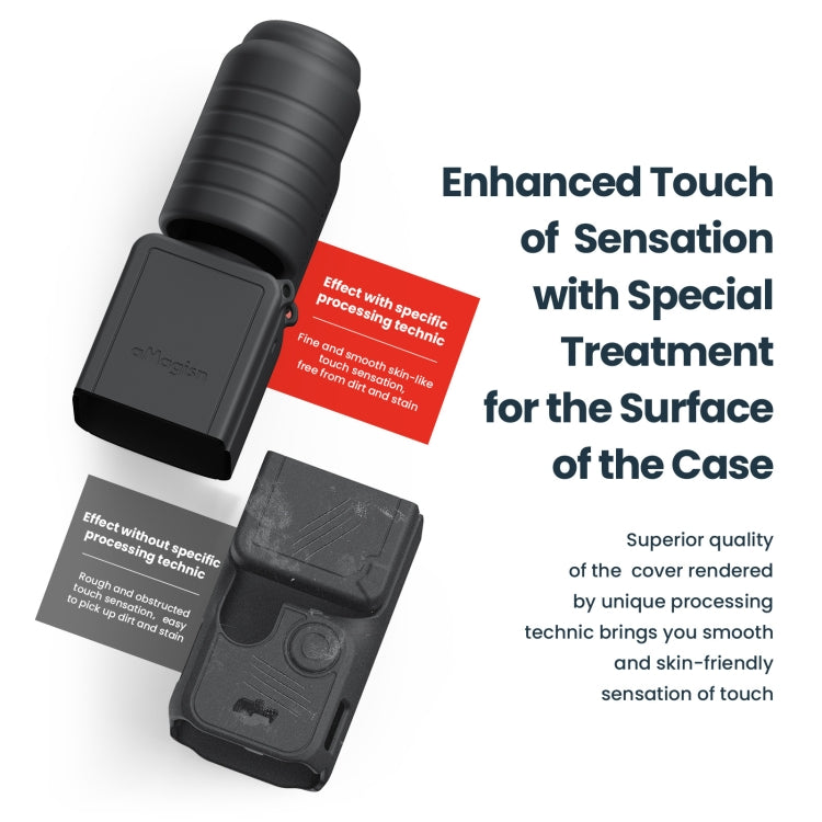 For DJI Osmo Pocket 3 AMagisn Silicone Protection Case Movement Camera Accessories, Style: 7 In 1 Gray - Case & Bags by aMagisn | Online Shopping South Africa | PMC Jewellery | Buy Now Pay Later Mobicred