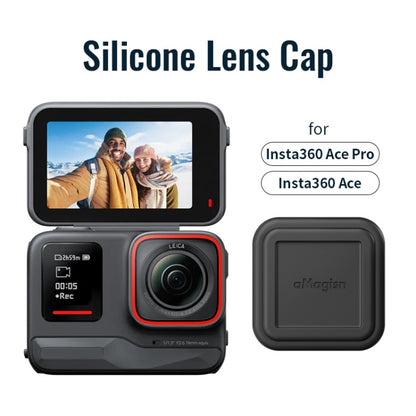 For Insta360 Ace Pro aMagisn Silicone Lens Cap Protective Cover Sports Camera Accessories - Len Accessories by aMagisn | Online Shopping South Africa | PMC Jewellery | Buy Now Pay Later Mobicred