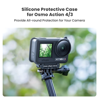 For DJI Osmo Action 4 / 3 aMagisn Silicone Protection Case Camera Protection Accessories(Blue) -  by aMagisn | Online Shopping South Africa | PMC Jewellery | Buy Now Pay Later Mobicred