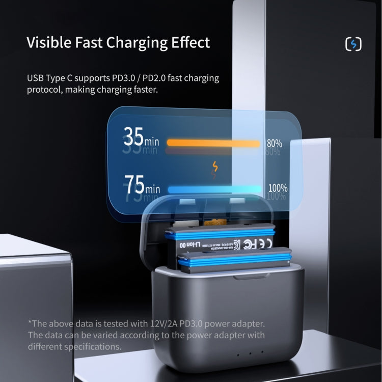For Insta360 X3 aMagisn Battery Fast Charging Box - free shipping - PMC TechLife - Order now!