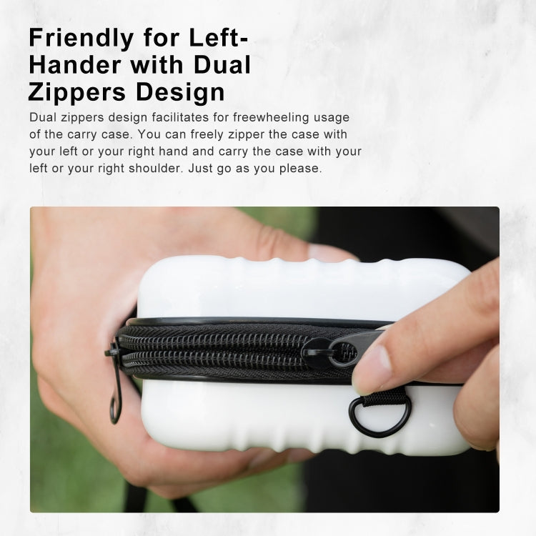 For Insta360 Ace / Ace Pro aMagisn Small Organizer Bag Sports Camera Protective Accessories(Pearl White) - free shipping - PMC TechLife - Order now!