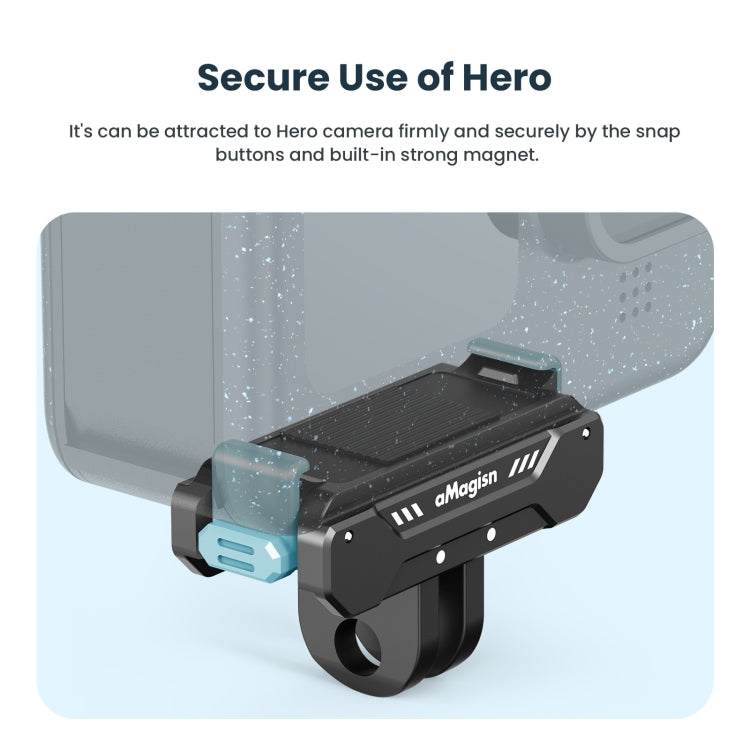 aMagisn Metal Magnetic Absorption Kit For GoPro HERO12 Black /11 Black /10 Black /9 Black - free shipping - PMC TechLife - Order now!