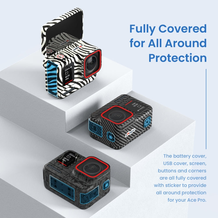 For Insta360 Ace Pro aMagisn Body Sticker Sports Camera Accessories(Neon) - Protective Film & Stickers by aMagisn | Online Shopping South Africa | PMC TechLife | Buy Now Pay Later Mobicred