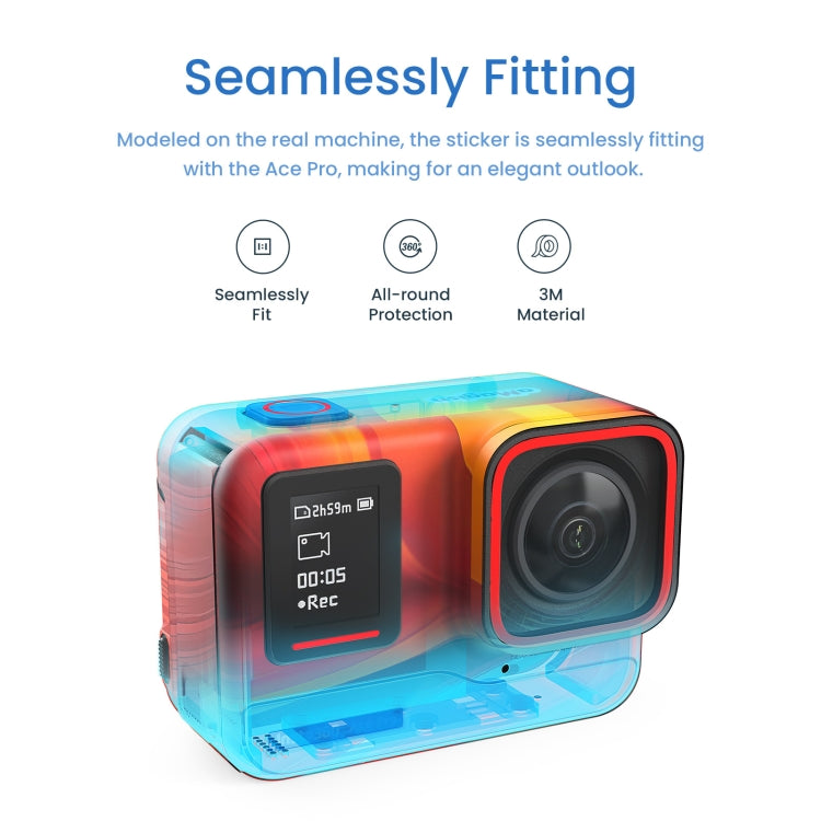 For Insta360 Ace Pro aMagisn Body Sticker Sports Camera Accessories(Triangle) - Protective Film & Stickers by aMagisn | Online Shopping South Africa | PMC TechLife | Buy Now Pay Later Mobicred