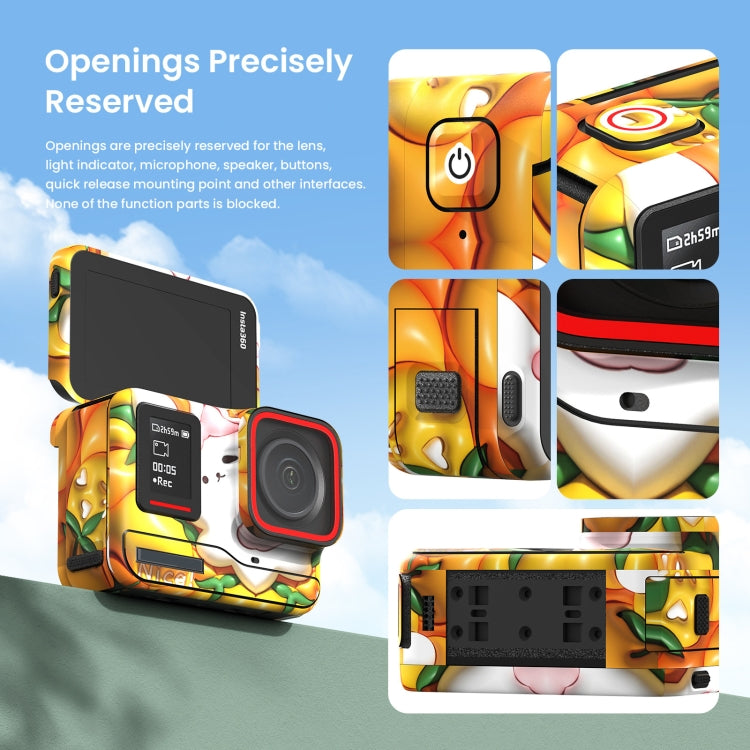For Insta360 Ace Pro aMagisn Body Sticker Sports Camera Accessories(Carbon Fiber) - Protective Film & Stickers by aMagisn | Online Shopping South Africa | PMC TechLife | Buy Now Pay Later Mobicred