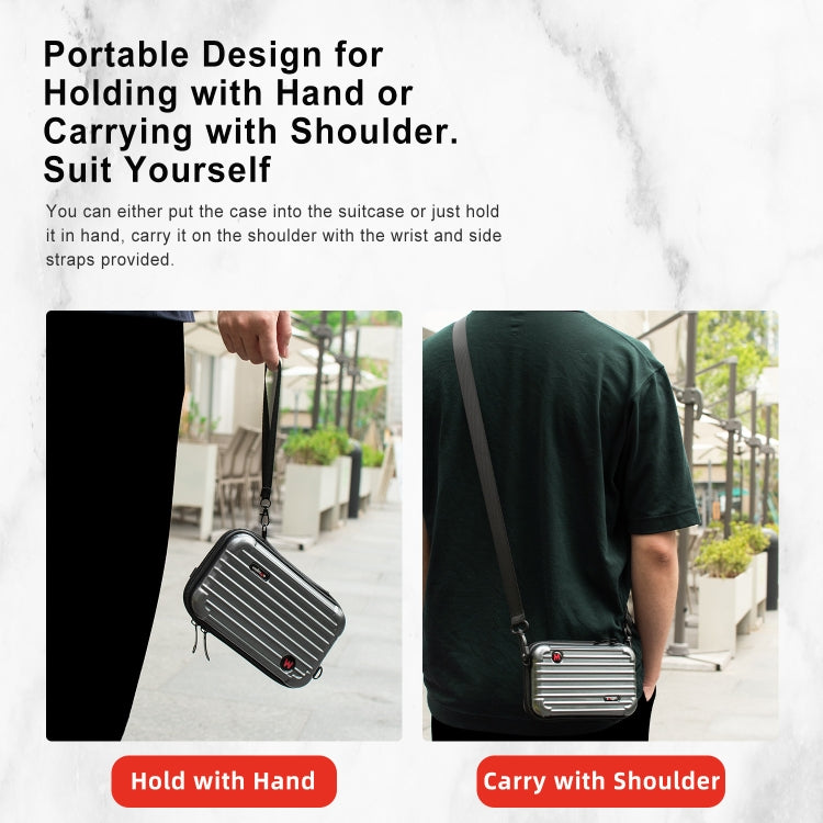 For DJI Osmo Pocket 3 aMagisn Small Organizer Bag Sports Camera Protective Accessories(Deep Gray) - free shipping - PMC TechLife - Order now!