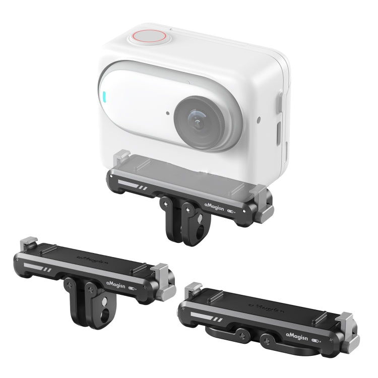 For Insta360 GO 3 / 3S aMagisn Magnetic Fast Disassembly Bottom Seat Bracket Sports Camera Accessories - Others by aMagisn | Online Shopping South Africa | PMC TechLife | Buy Now Pay Later Mobicred