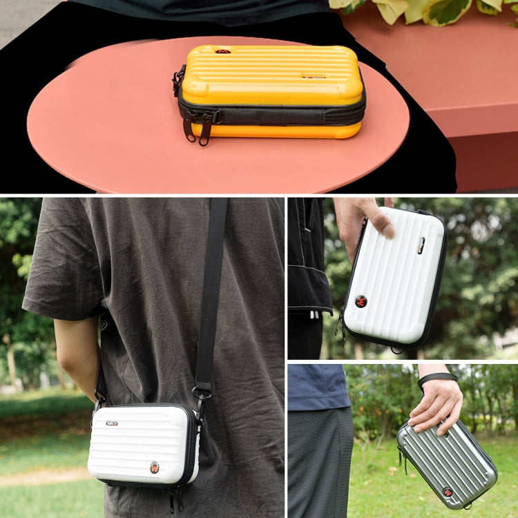 For DJI Osmo Action 4 / 3 aMagisn Small Organizer Bag Sports Camera Protective Accessories(Yellow) - free shipping - PMC TechLife - Order now!