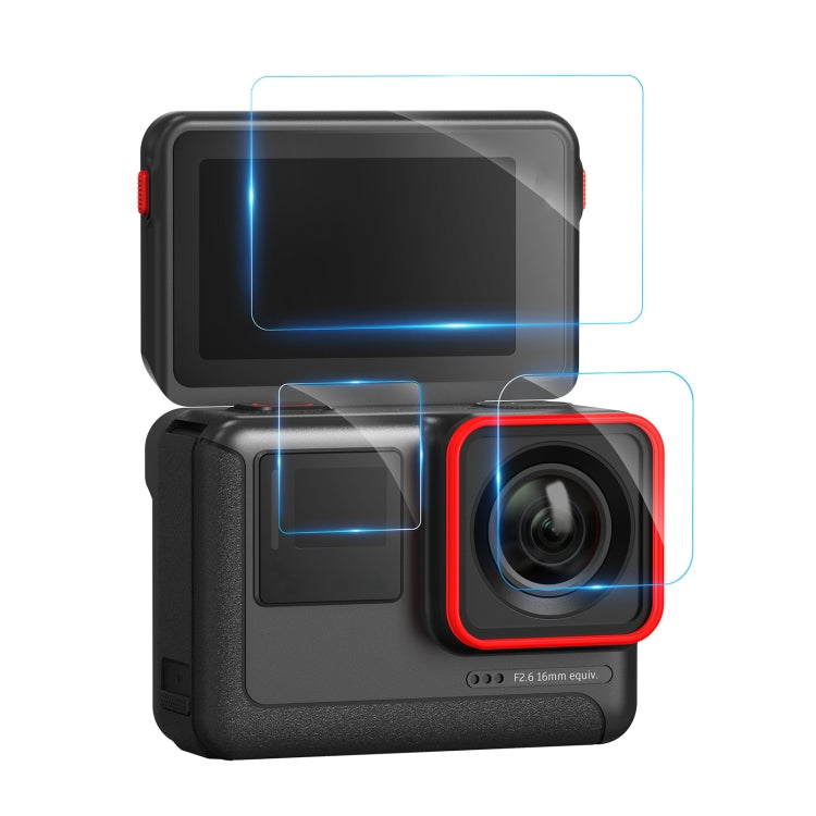 3 In 1 For Insta360 ACE aMagisn Tempered Film Protective Stickers Sports Camera Accessories - Protective Film & Stickers by aMagisn | Online Shopping South Africa | PMC TechLife | Buy Now Pay Later Mobicred