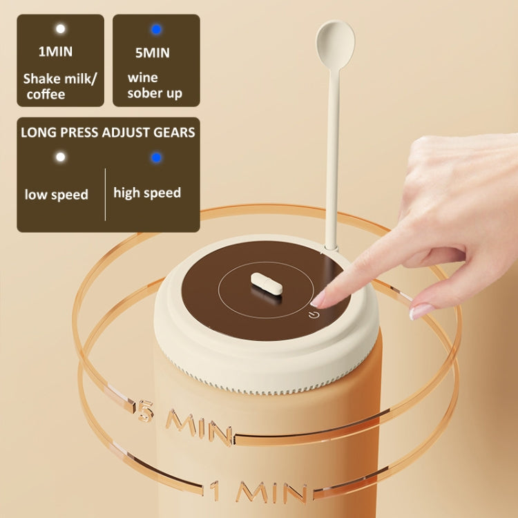10000rpm/min Magnetic Levitation Electric Coffee Stirrer Milk Shaker Red Wine Decanter(Sky Blue) - free shipping - PMC TechLife - Order now!