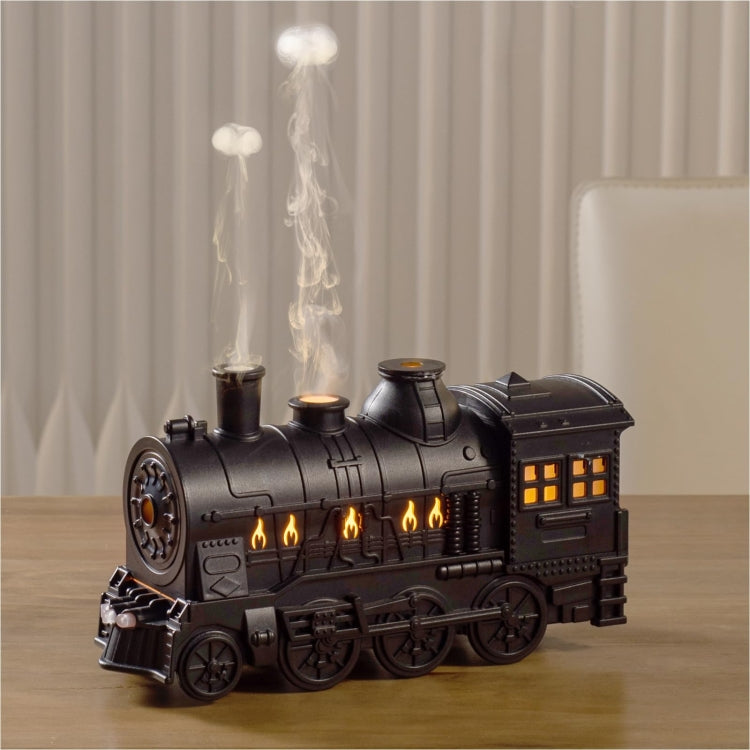 300ml Small Train Essential Oil Diffuser Humidifier With Remote Control UK Plug - free shipping - PMC TechLife - Order now!