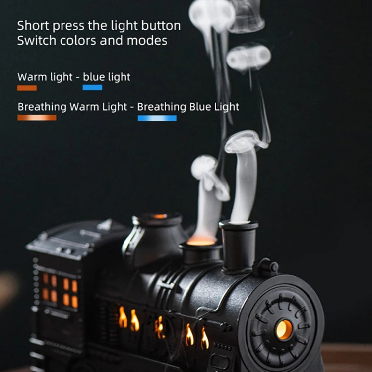 300ml Small Train Essential Oil Diffuser Humidifier With Remote Control US Plug - free shipping - PMC TechLife - Order now!