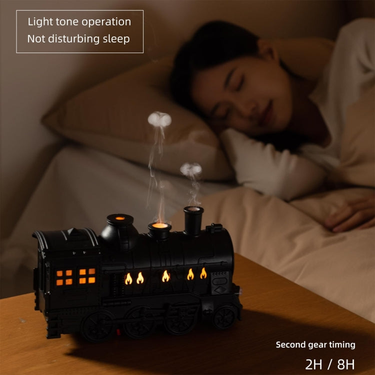 300ml Small Train Essential Oil Diffuser Humidifier With Remote Control US Plug - free shipping - PMC TechLife - Order now!