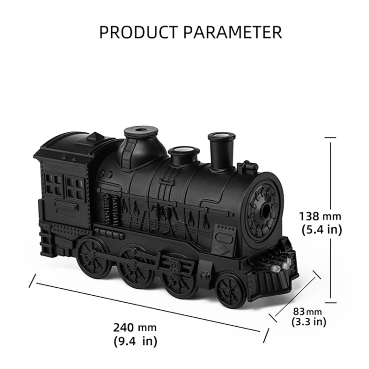 300ml Small Train Essential Oil Diffuser Humidifier With Remote Control UK Plug - free shipping - PMC TechLife - Order now!
