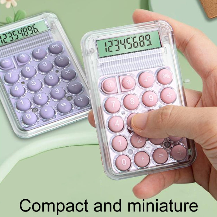 Small Silent Simple Calculator Mini Candy Dormitory Student Office Exam Tool(Green) - free shipping - PMc TechLife - Order now!