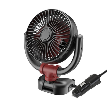 SUITU Car Foldable Cooling Fan Automobile Summer Temperature Reduction Fan, Model: Single 24V Cigarette Lighter Energized - Heating & Fans by SUITU | Online Shopping South Africa | PMC Jewellery | Buy Now Pay Later Mobicred