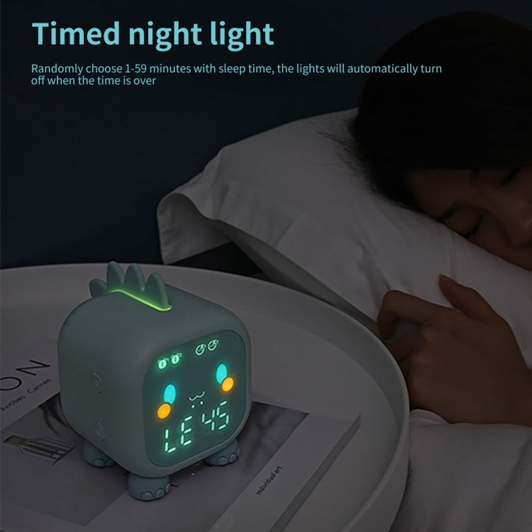Dinosaur Kids Alarm Clock Electronic Clock Multifunctional Chime Small Alarm Clock(Green) - Alarm Clocks by PMc TechLife | Online Shopping South Africa | PMc TechLife | Buy Now Pay Later Mobicred