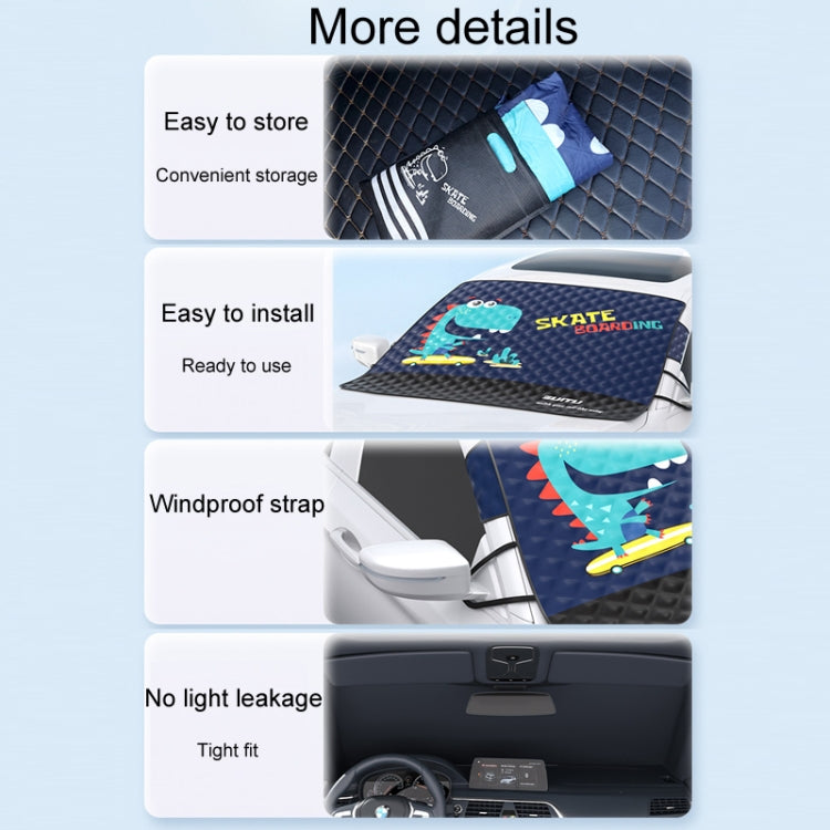 SUITU ST-3950 Automobile Thickening Sun Shield Car Snow Block Coat, Style: Im The Best - Window Foils & Solar Protection by SUITU | Online Shopping South Africa | PMC TechLife | Buy Now Pay Later Mobicred