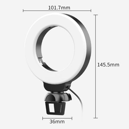 YRing48 4-Inch 48LEDs Laptop Camera Video Conference Live Beauty Ring Fill Light, Spec: Clip Set - Selfie Light by PMC Jewellery | Online Shopping South Africa | PMC Jewellery | Buy Now Pay Later Mobicred