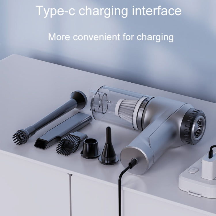 SUITU ST-6651 Automotive Charging Dust Removal Blower Car Brushless Vacuum Cleaner(Silver And Gray) - free shipping - PMC TechLife - Order now!