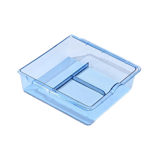 For 2023.9 Tesla Model3 Silicone Double-Layer Storage Box, Color: Blue Armrest Box - Stowing Tidying by PMC Jewellery | Online Shopping South Africa | PMC Jewellery | Buy Now Pay Later Mobicred