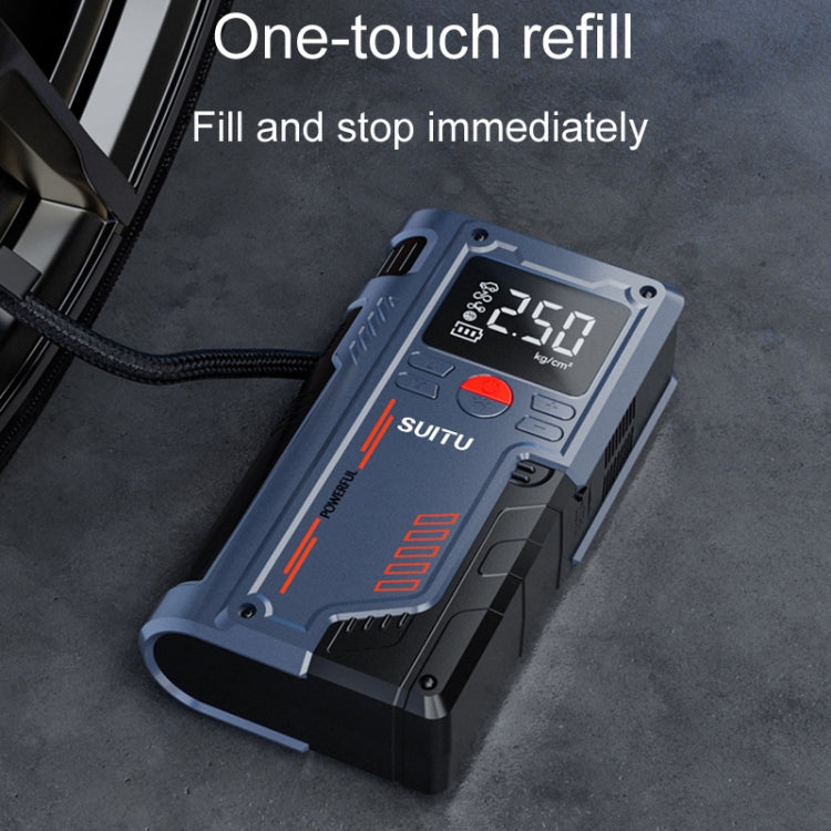 SUITU ST-9631 8pcs /Set Portable Outdoor Car Battery Emergency Start Power Car Inflatable Pump, Style: Ordinary Clip - Inflatable Pump by SUITU | Online Shopping South Africa | PMC TechLife