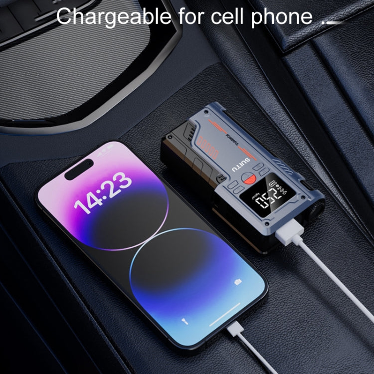 SUITU ST-9631 8pcs /Set Portable Outdoor Car Battery Emergency Start Power Car Inflatable Pump, Style: Ordinary Clip - Inflatable Pump by SUITU | Online Shopping South Africa | PMC TechLife