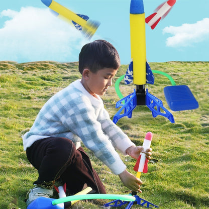 Outdoors Children Stepping-on Rockets Pop-up Rocket Toy, Spec: Launcher+1 Light Rocket - Toy Sports by PMC Jewellery | Online Shopping South Africa | PMC Jewellery